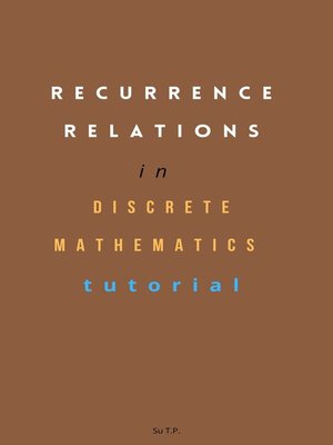 cover image of Recurrence Relations in Discrete Mathematics tutorial